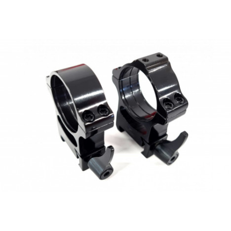 Rusan Weaver rings (one ring has interface for adapters) - 30 mm, quick-release, H20