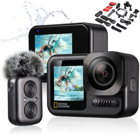NATIONAL GEOGRAPHIC 5K Ultra-HD 60fps WIFI Action-kamera Explorer 7