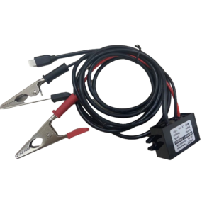 USB-C jännitteenalentaja 9-24V hauenleukaliittimin